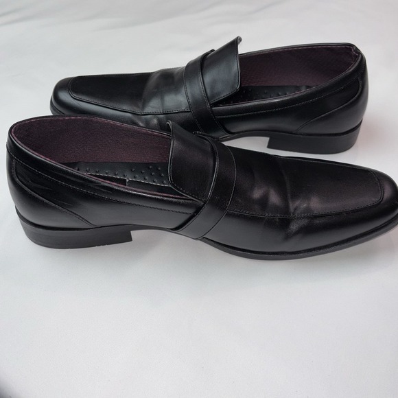 Perry Ellis Mens Portfolio Devonte Black Loafers Ultra Foam‎ Size 11.5 - Picture 5 of 8